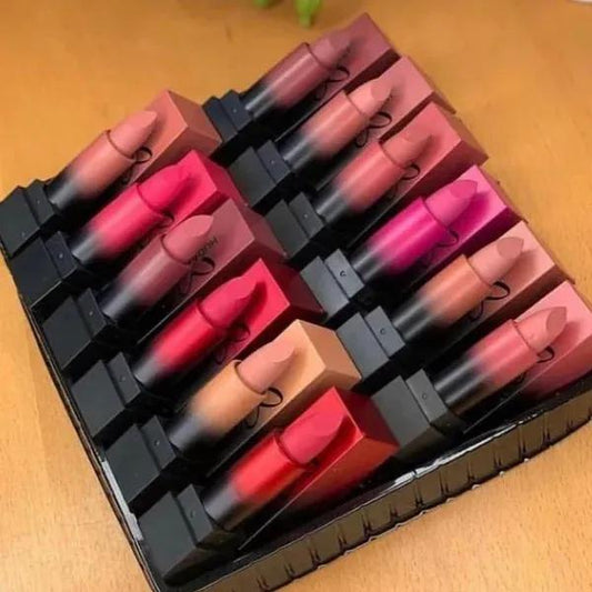6 Pcs Matte Finish Cream Lipstick Set